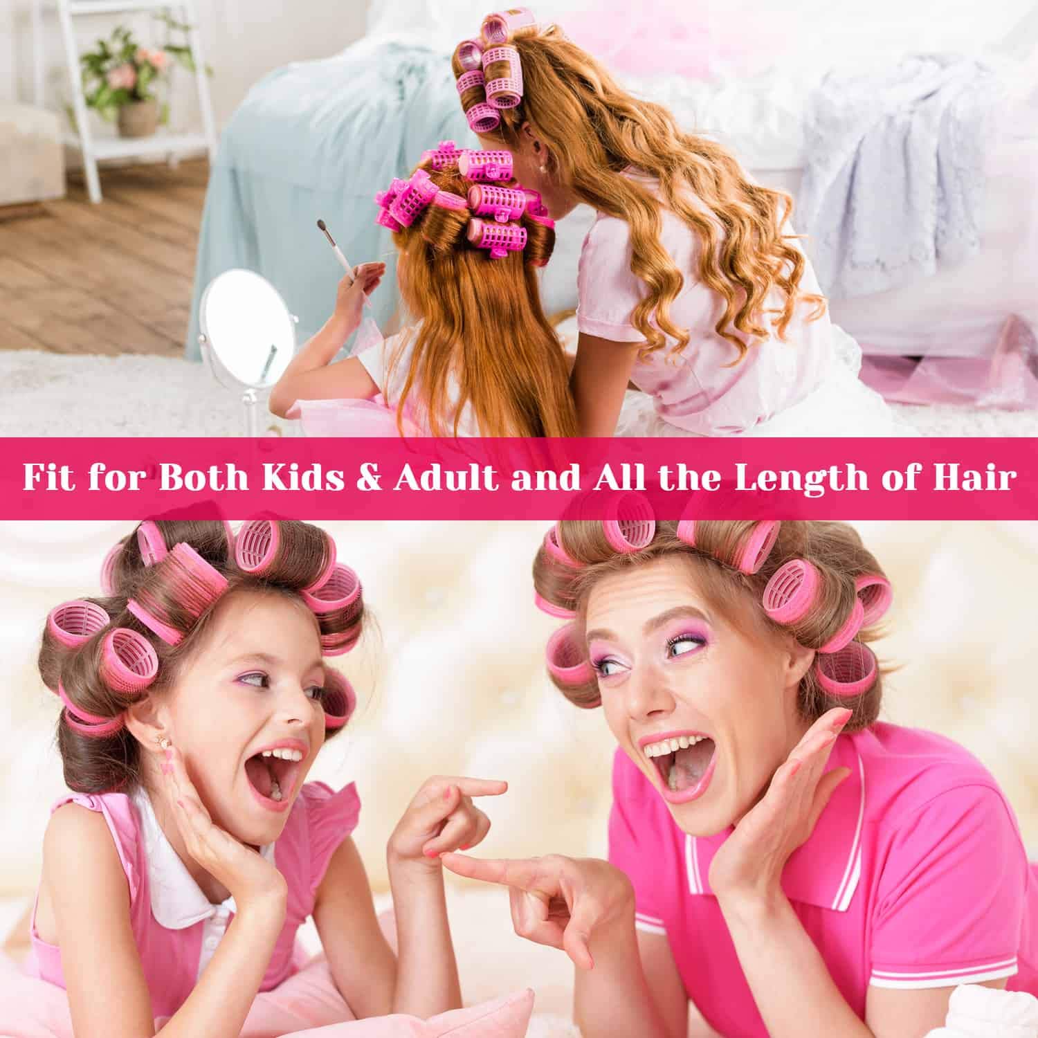 Anezus rollers with dryer-ready setup for quick, defined curls.