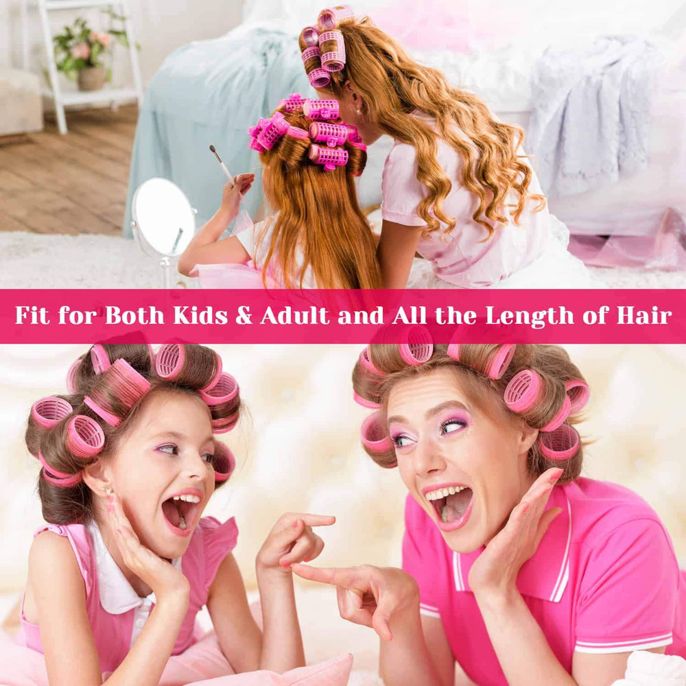 Anezus rollers with dryer-ready setup for quick, defined curls.