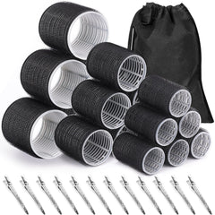 Anezus rollers set with three sizes for versatile curls and added volume.