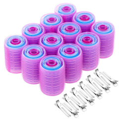 Anezus self-grip rollers 60-pcs set for easy at-home styling and secure hold.