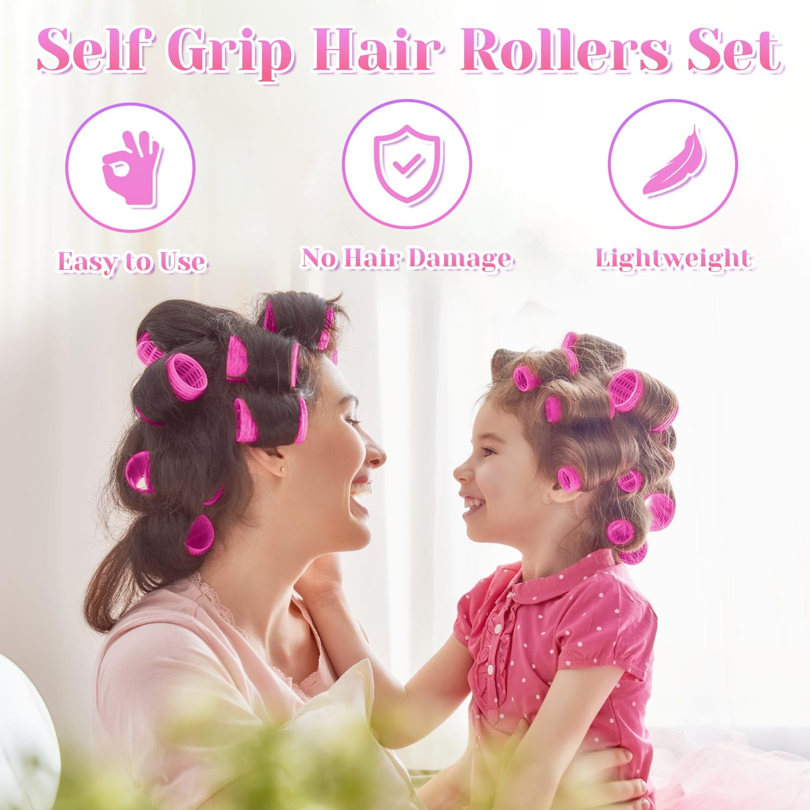 Anezus large-size self-grip roller for defined curls