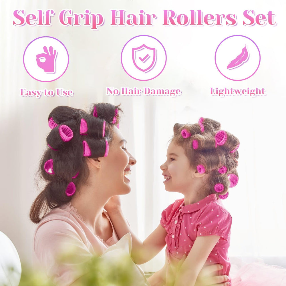 Anezus large-size self-grip roller for defined curls