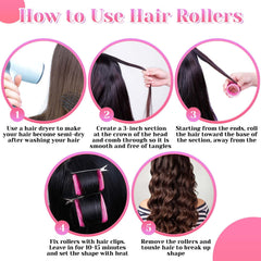 Anezus small rollers for tight, precise curls and texture
