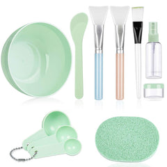Anezus tazón de mezcla para mascarillas, listo para preparar recetas faciales.