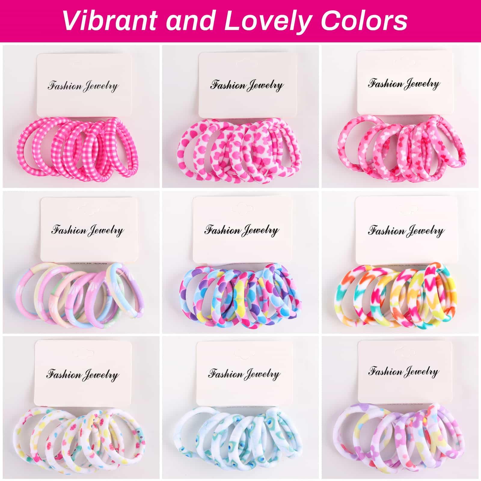 Anezus thick-hair ponytail holders secure strong, reliable styles
