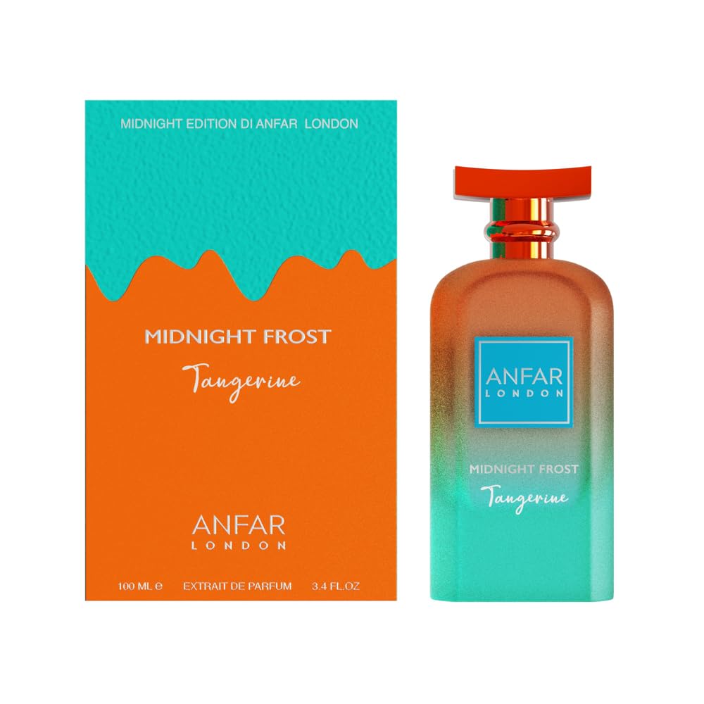 Gift-ready Midnight Frost Tangerine set by ANFAR LONDON, ideal for celebrations.