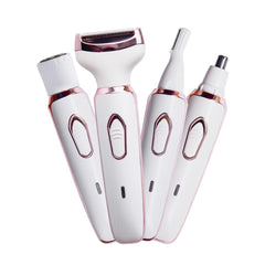 ANFOOS electric razor for women overview showing a versatile 4-in-1 tool for quick shaving