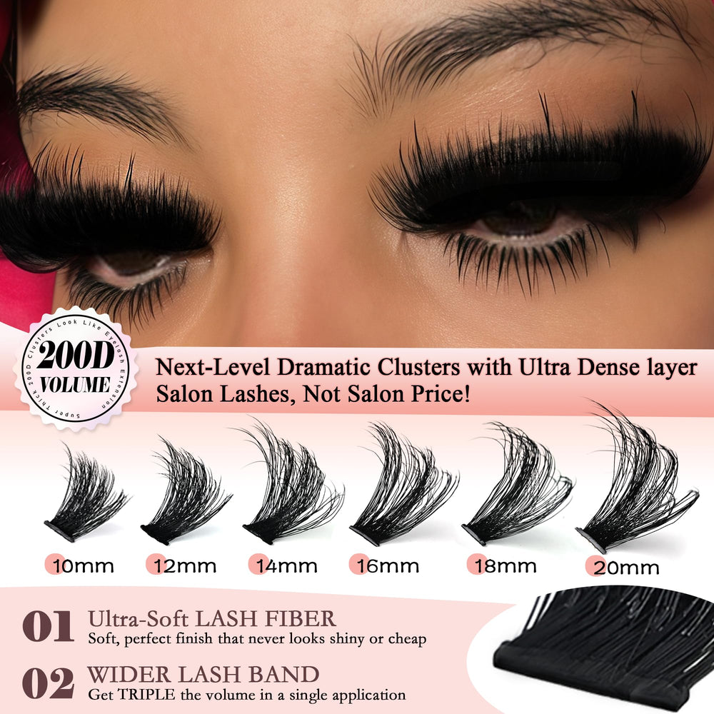 Anforlin upgraded plant fiber material offers soft feel and lasting lash shape.