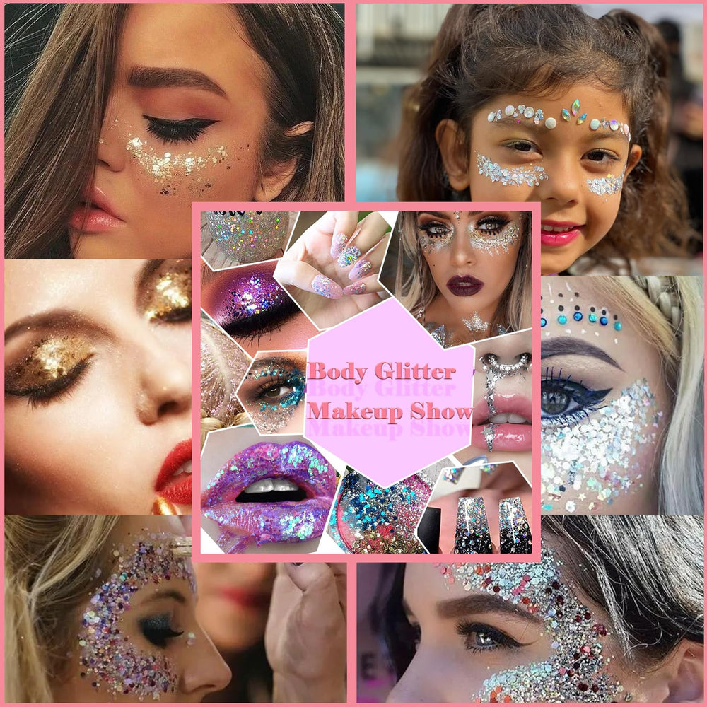 Angels Beauty Glitter Gel efecto discoteca para festival