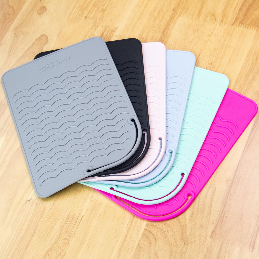 ANGENIL all-in-one mat and case for tidy styling setup.