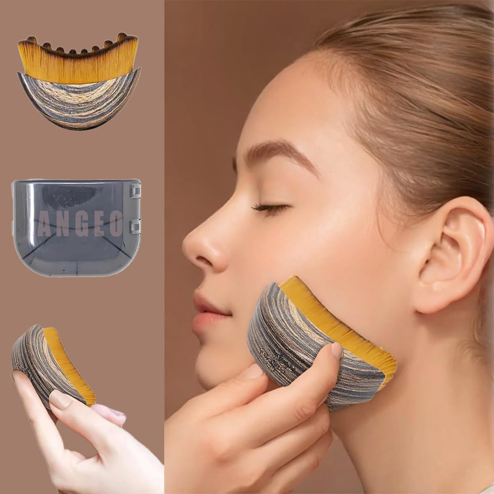 ANGEO brush enhances serum absorption after use