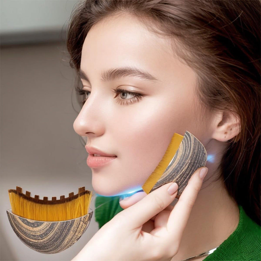 ANGEO soft, durable bristles glide smoothly over sensitive skin