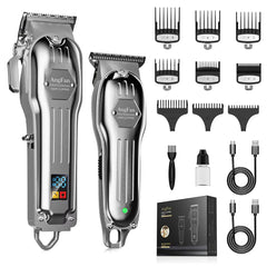 AngFan cordless hair clippers with 7200RPM for fast, salon-ready fades at home