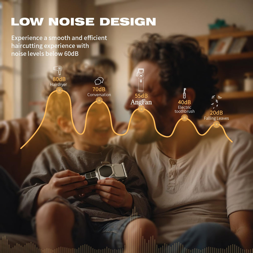 AngFan ANGFAN ergonomic, lightweight design supports long grooming sessions.