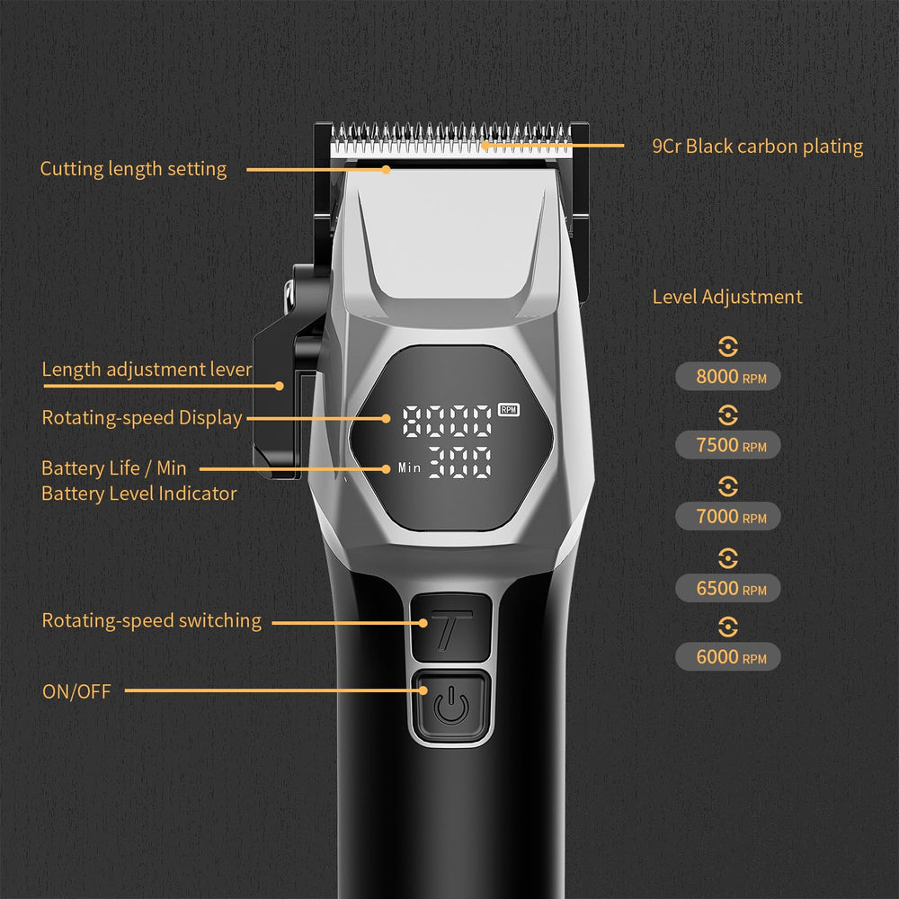 AngFan ANGFAN quick-charge with LED indicators for power management.