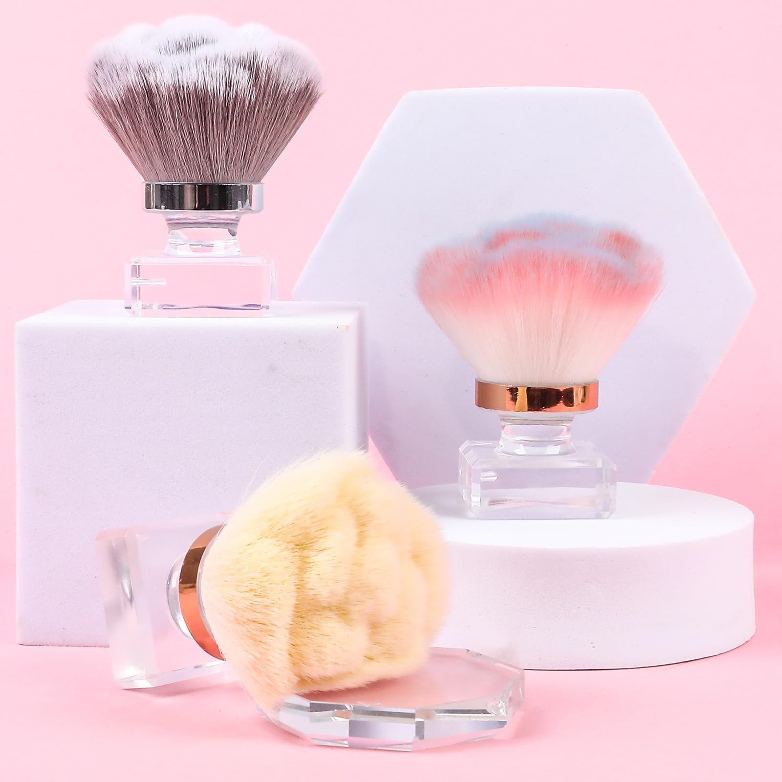 ANGNYA nail dust brush compact for quick desktop cleanup