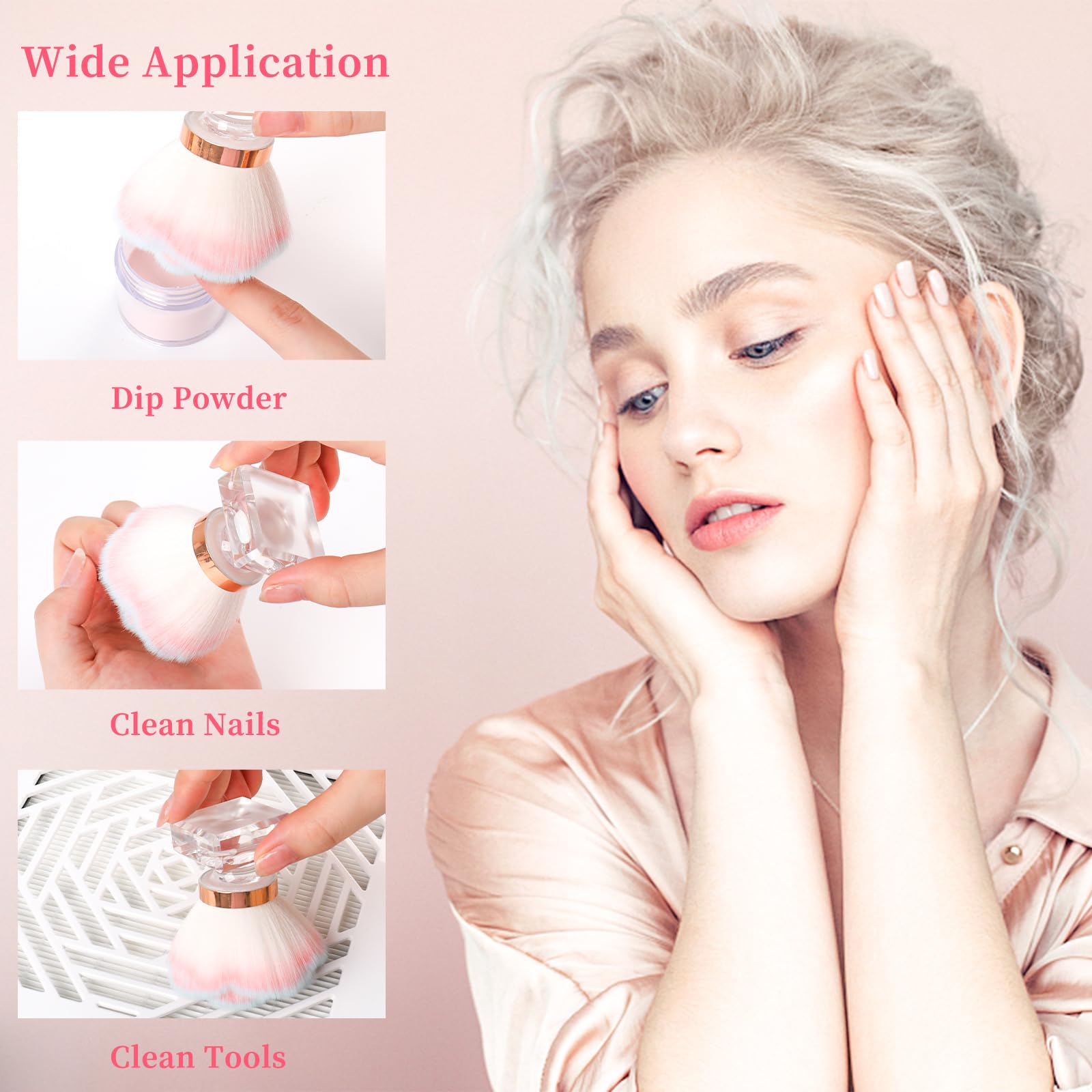 ANGNYA nail dust brush premium materials for durability and hygiene