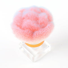 ANGNYA nail dust brush square acrylic handle ensures comfortable grip