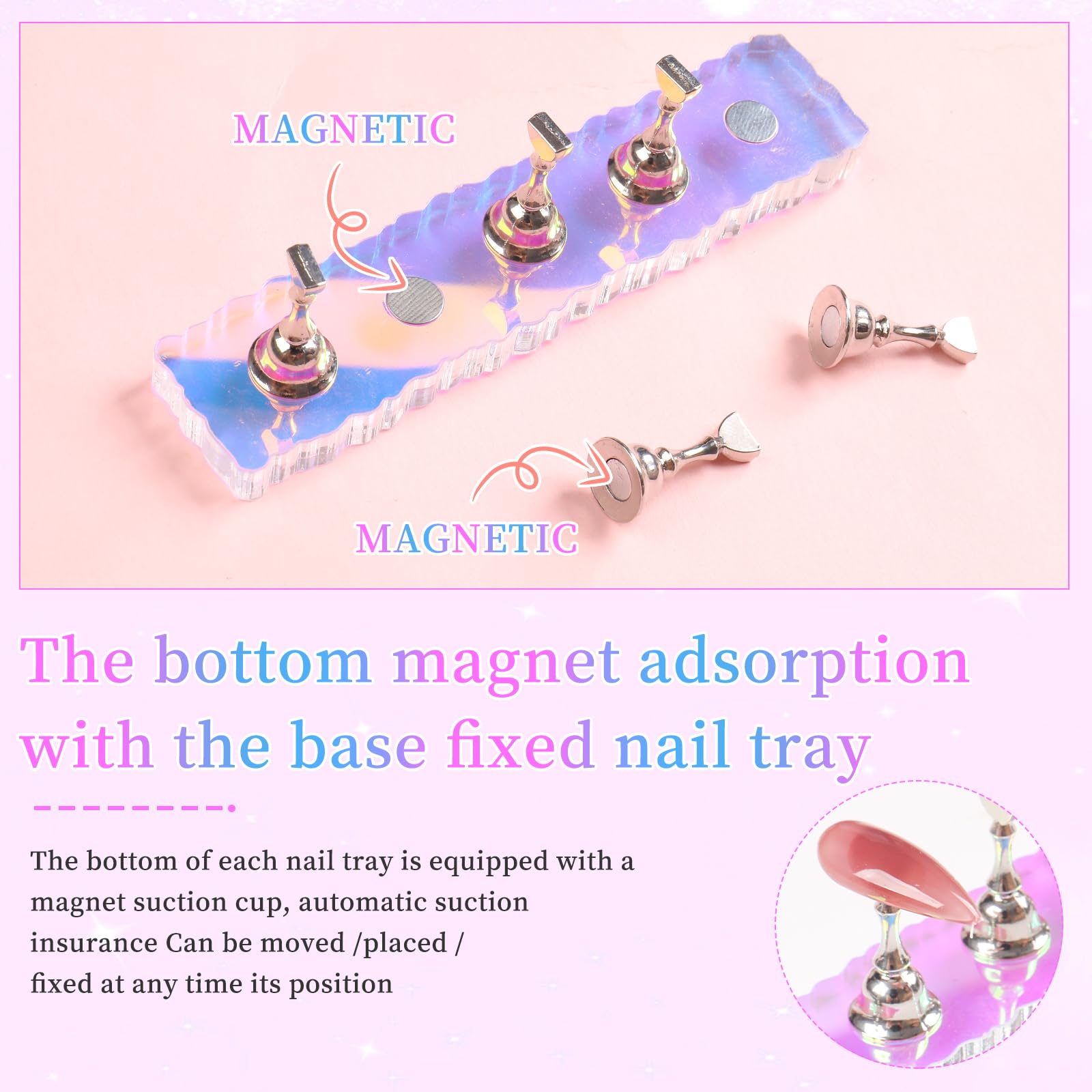 ANGNYA portable nail art kit perfect for home and salon setups.