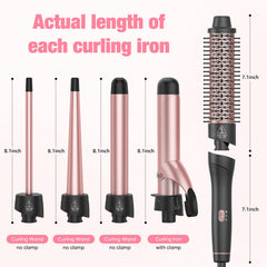 ANIEKIN 1 inch curling iron for classic large curls and natural texture.