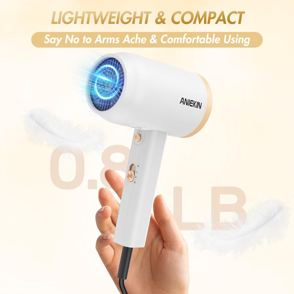 ANIEKIN compact lightweight design for travel-friendly use.