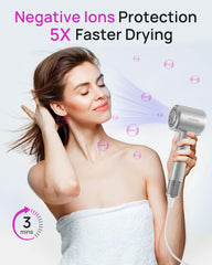 ANIEKIN hair dryer diffuser attachment enables versatile curls and styling