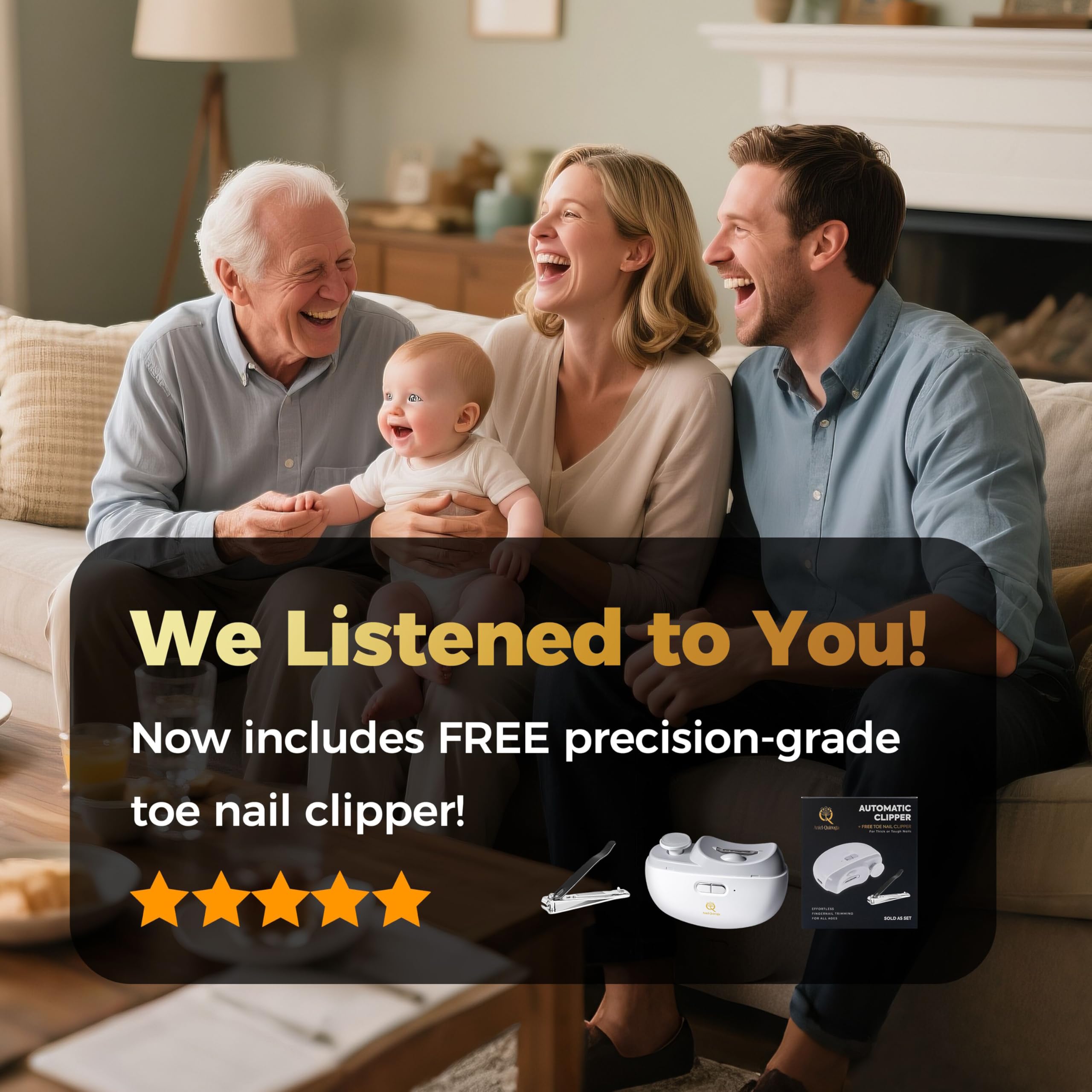 ANIEL-QUIROGA automatic nail clipper for babies and kids.
