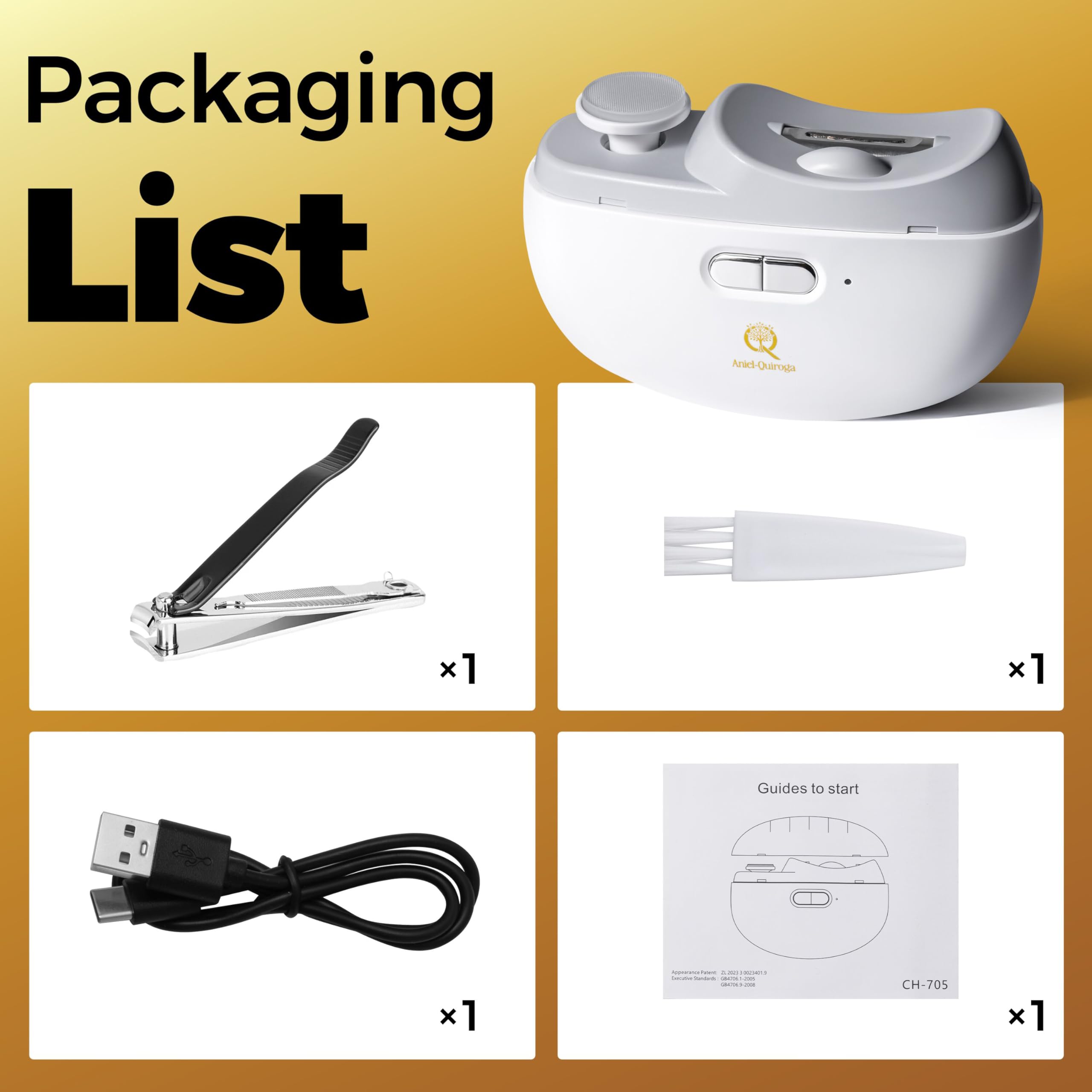 ANIEL-QUIROGA automatic nail clipper safety features protect delicate skin.