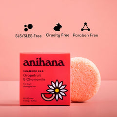 ANIHANA barra champú con fragancia suave para uso diario.