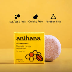 ANIHANA Shampoobar: ingredientes naturales suaves para el cabello.