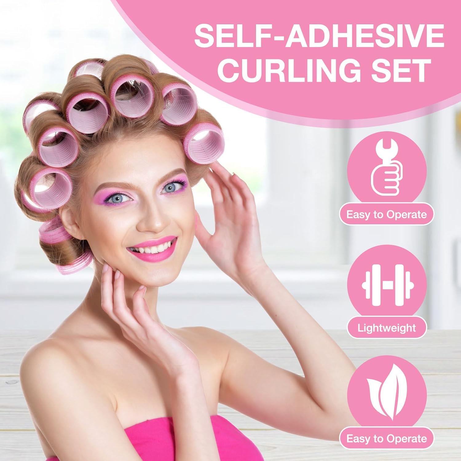 AnJOLi no crease clips and storage bag keep curls neat and portable.