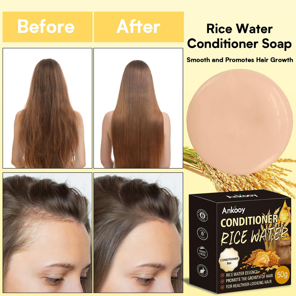 ANKOOY ingredients image highlights shea butter and camellia in hair care formula.