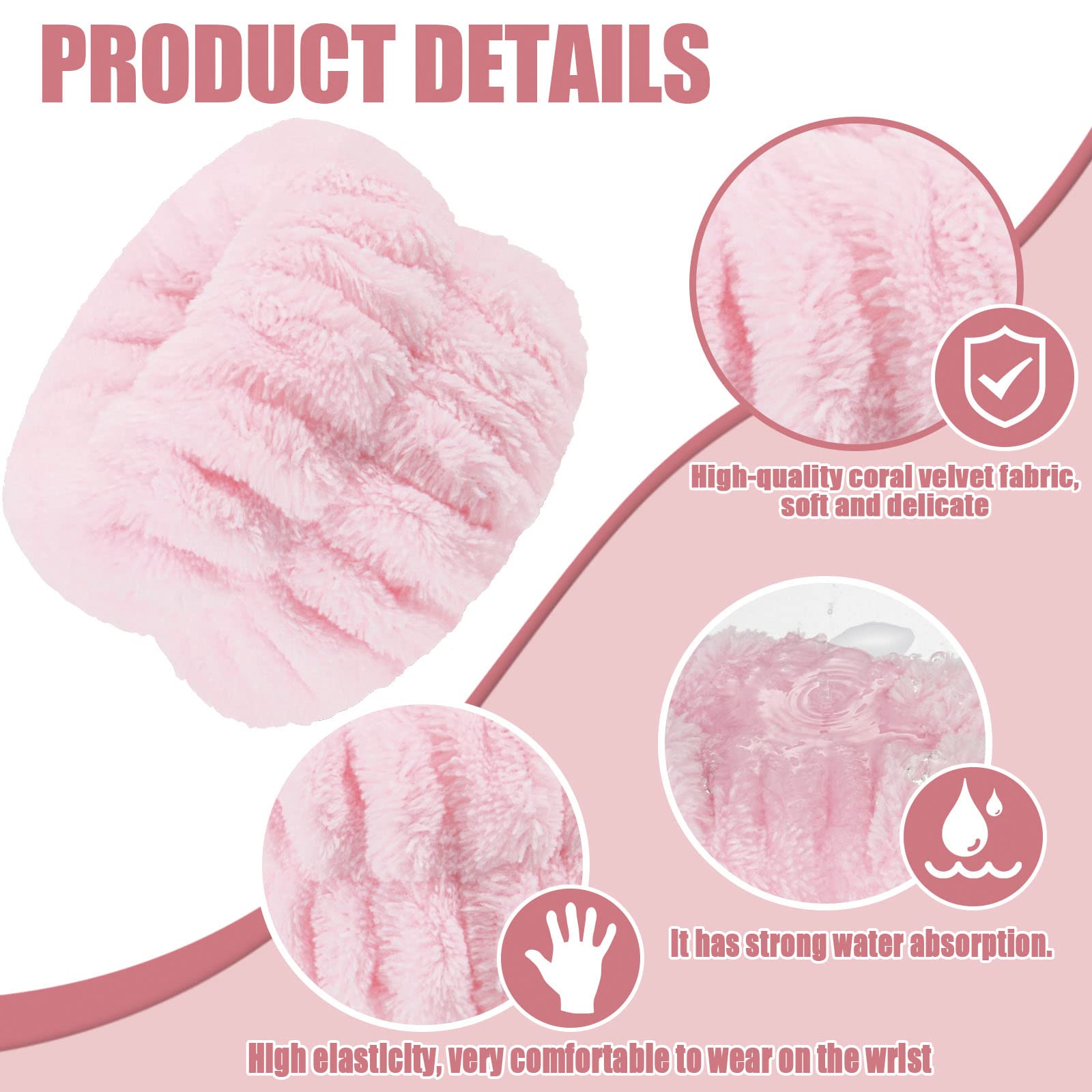 Anmieciu wrist-worn band with elastic fit stays secure during routines.