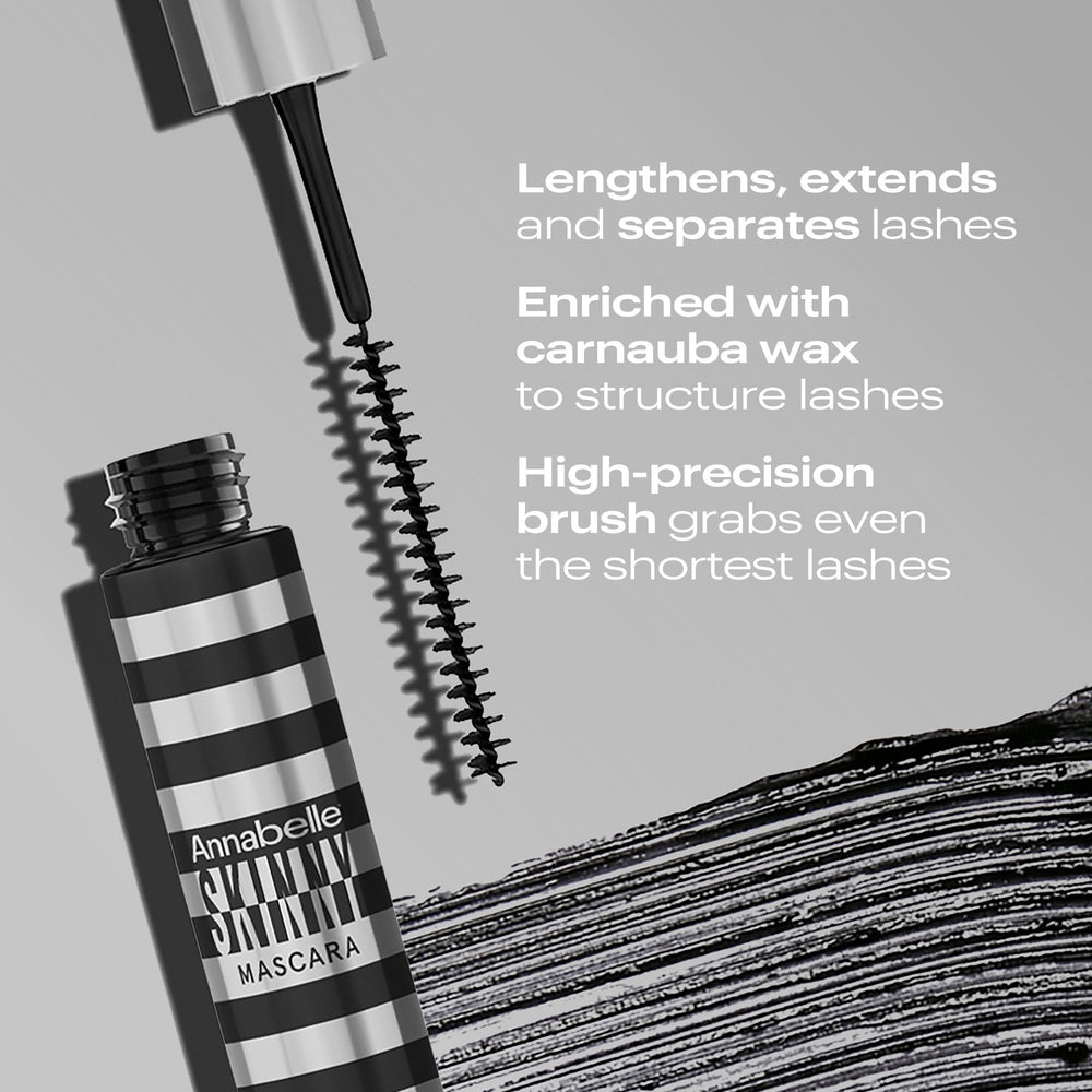 Fórmula con cera de carnauba que estructura cada pestaña.