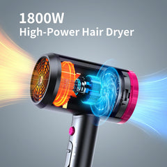 ANNE BETTY Ionic Hair Dryer nozzle attachment enables precise styling