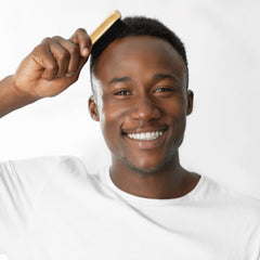 Annie elegant wooden brush design with reinforced bristles for long-lasting styling.