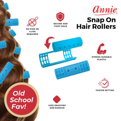 Annie Snap-On one-half-inch rollers close-up showing small diameter