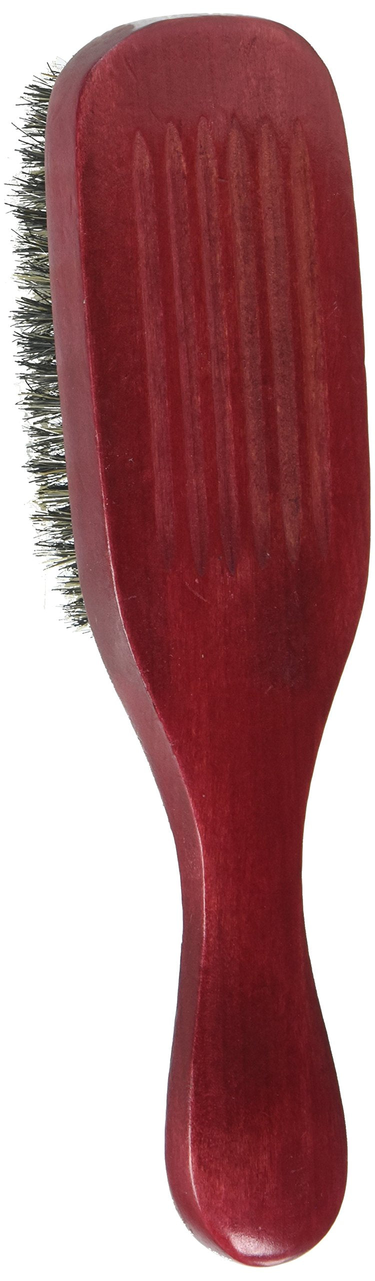 Annie Wave Soft Brush model 2080 boar bristles close-up for knot removal and smoothing.