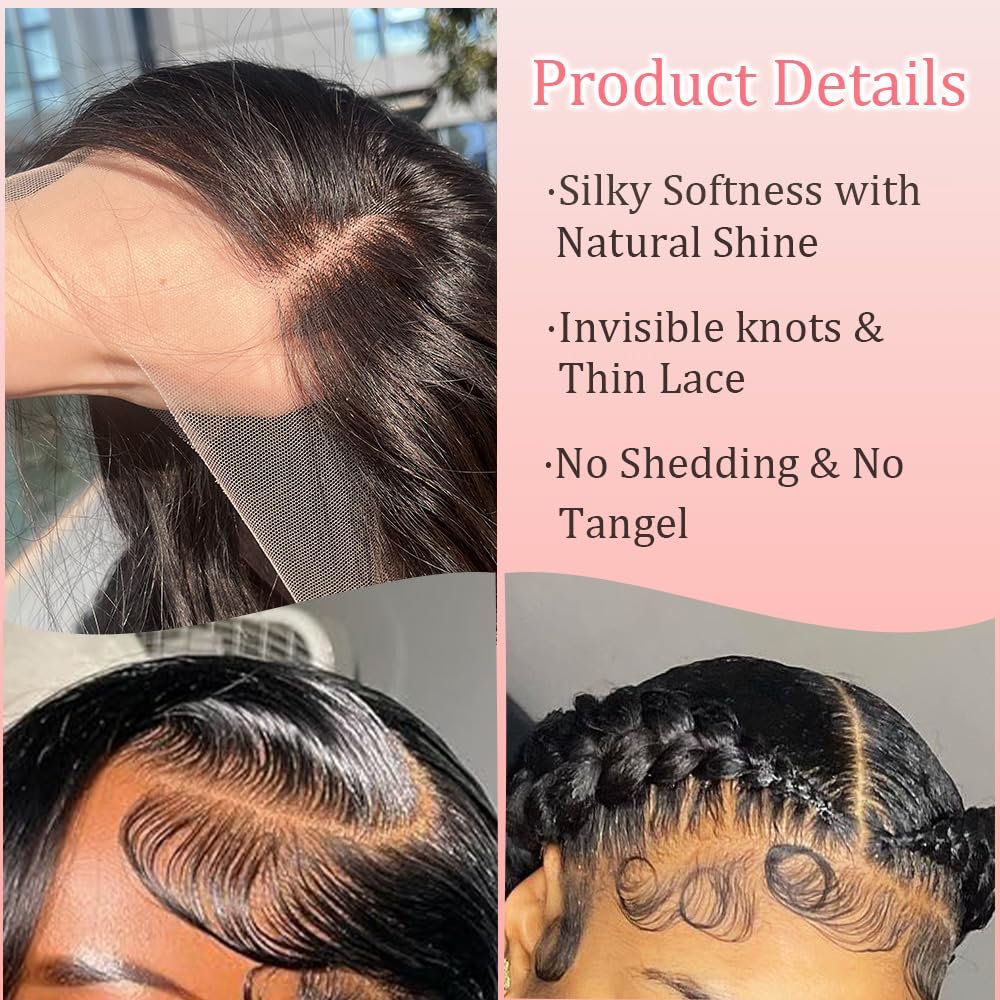 Annione HD lace-front wig with pre-plucked hairline and baby hairs