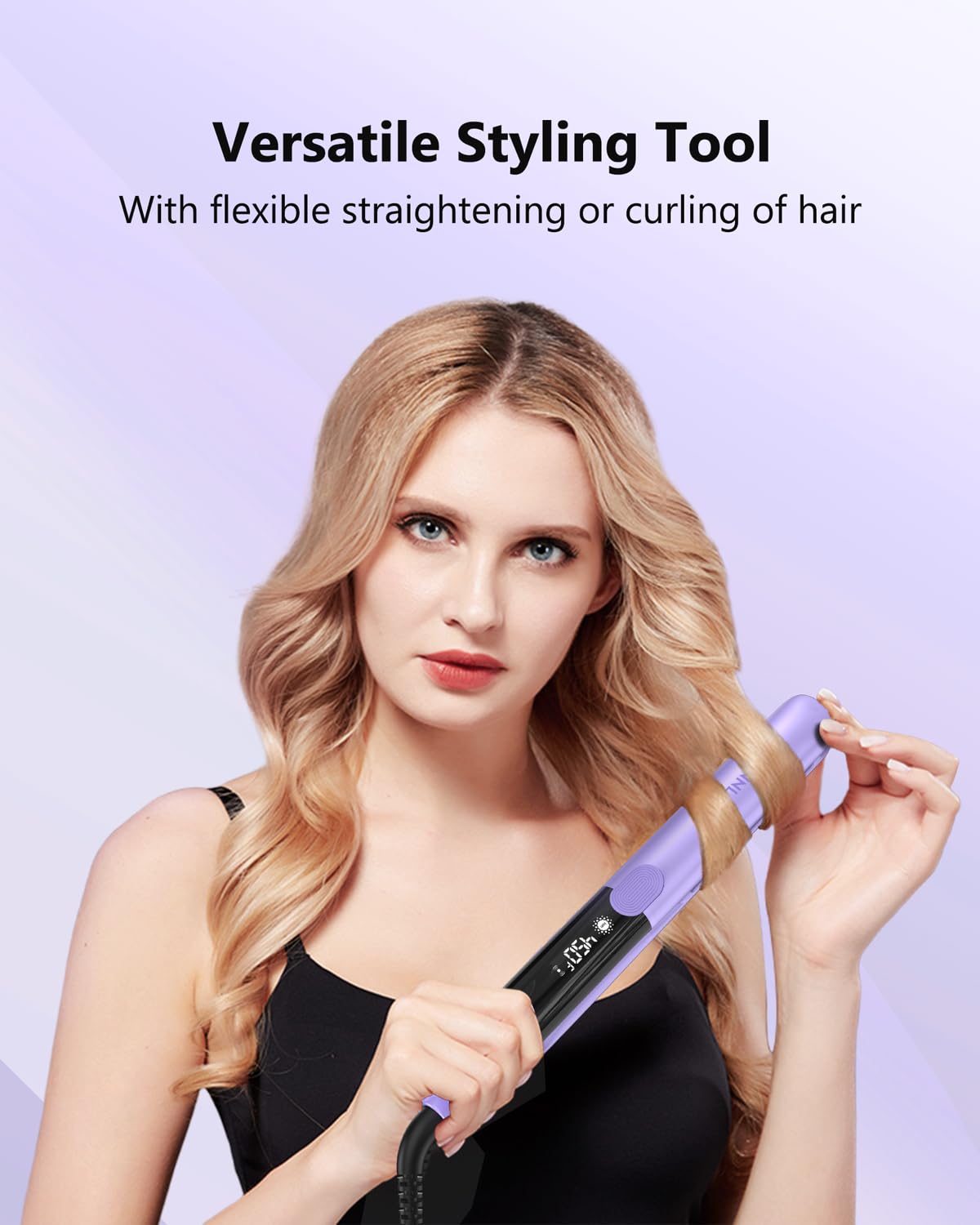 ANNLARY 3D floating plates glide with minimal tugging for smooth straightening.