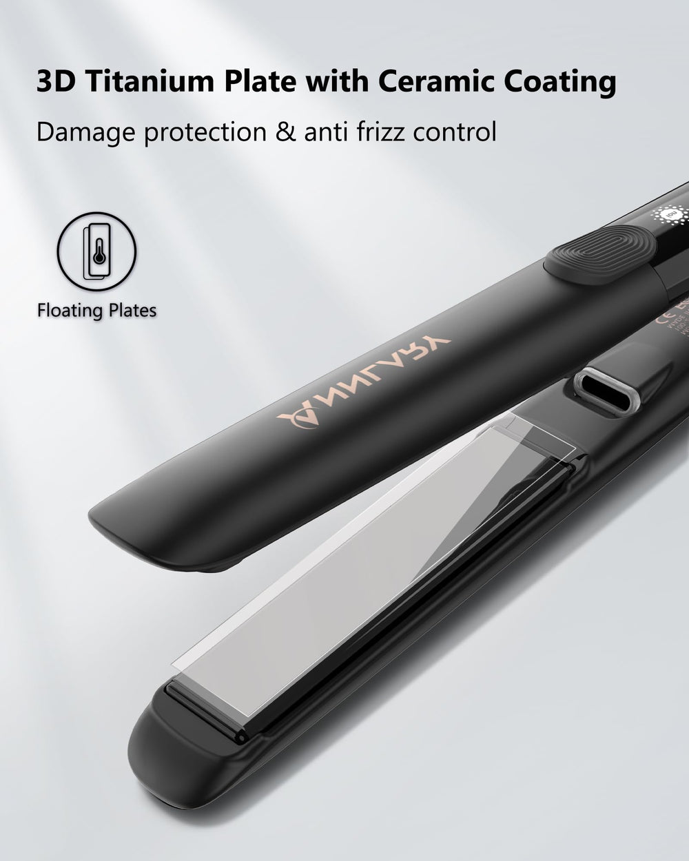 ANNLARY dual voltage travel-ready tool for versatile styling anywhere