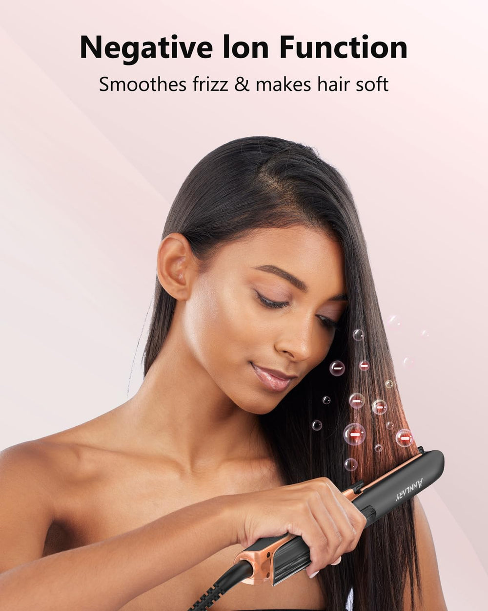 ANNLARY titanium ceramic plates deliver even heat for glossy results.