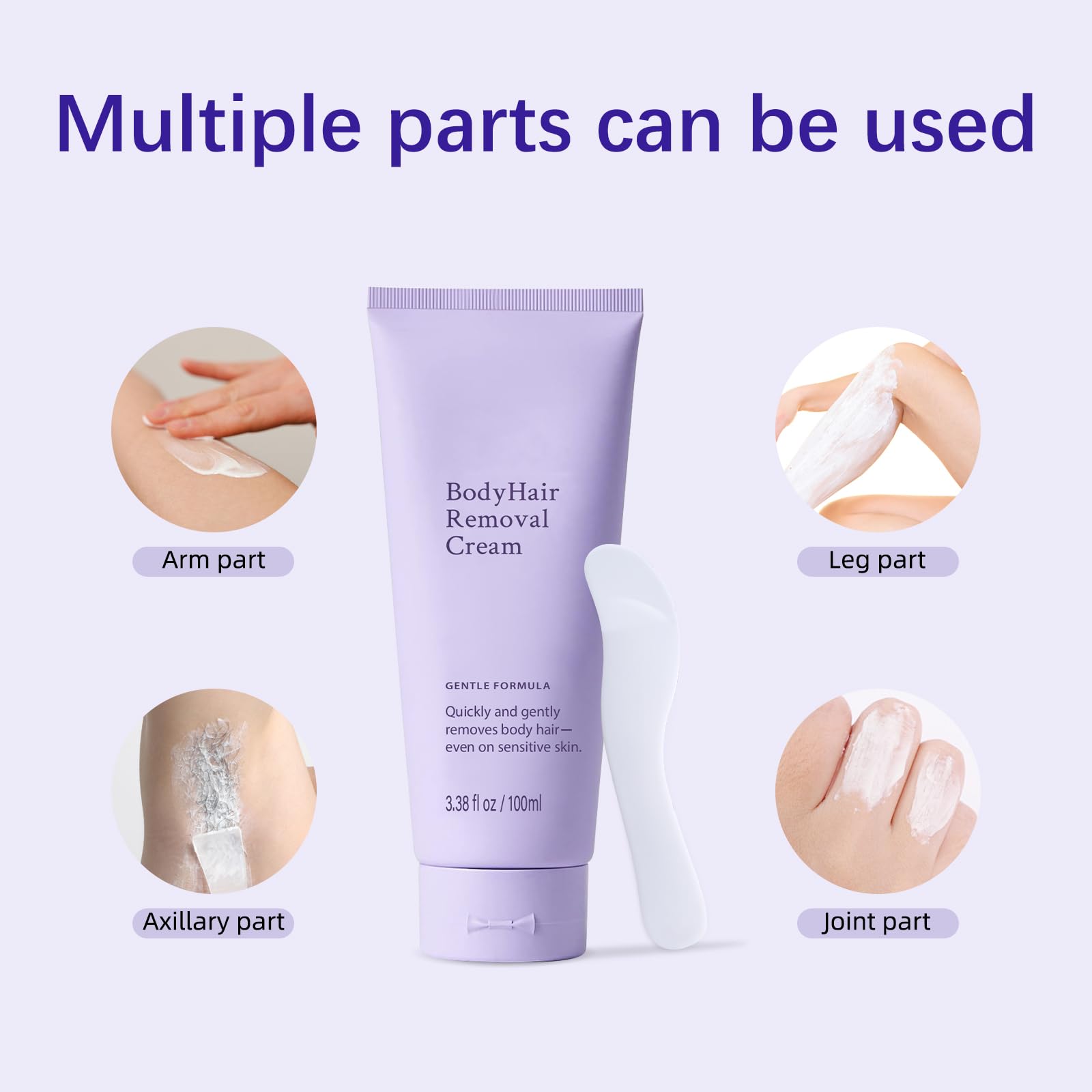 Annsky spatula included for hygienic, precise application.