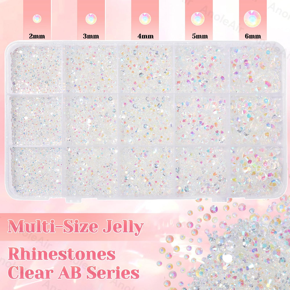 AnoleAir bedazzling kit with tools for easy application and precise placement.