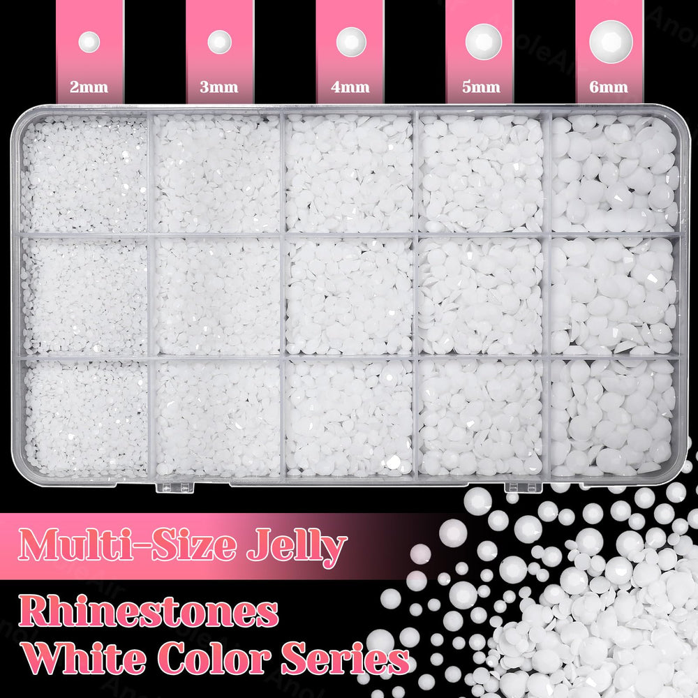 AnoleAir flatback rhinestones 2–6mm for versatile embellishment on cups and accessories.