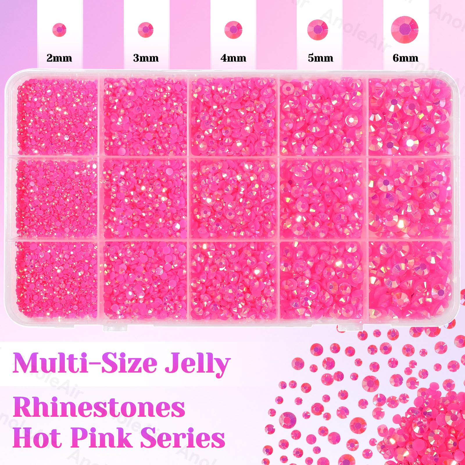 AnoleAir flatback rhinestones for easy, splashy craft accents.