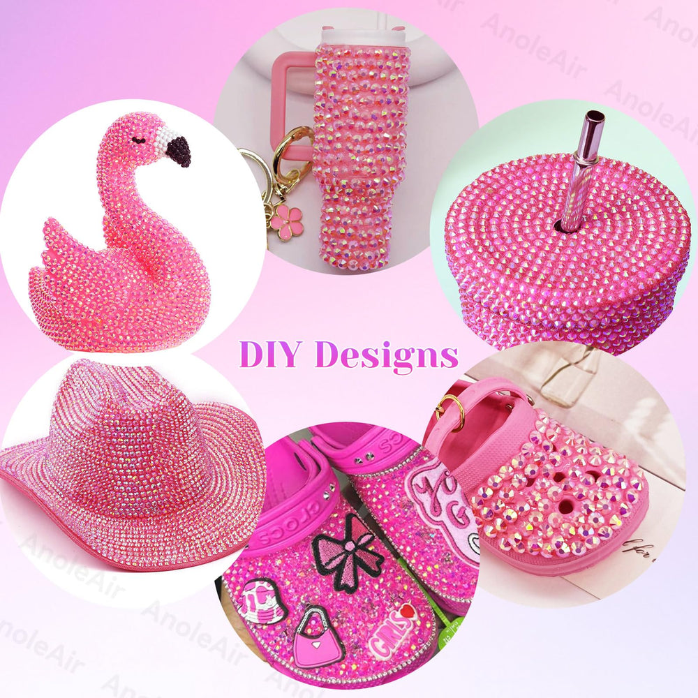 AnoleAir nail art rhinestones expand DIY design possibilities.