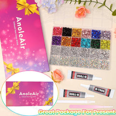 AnoleAir mezcla de tamaños 2–6 mm para diseños versátiles.