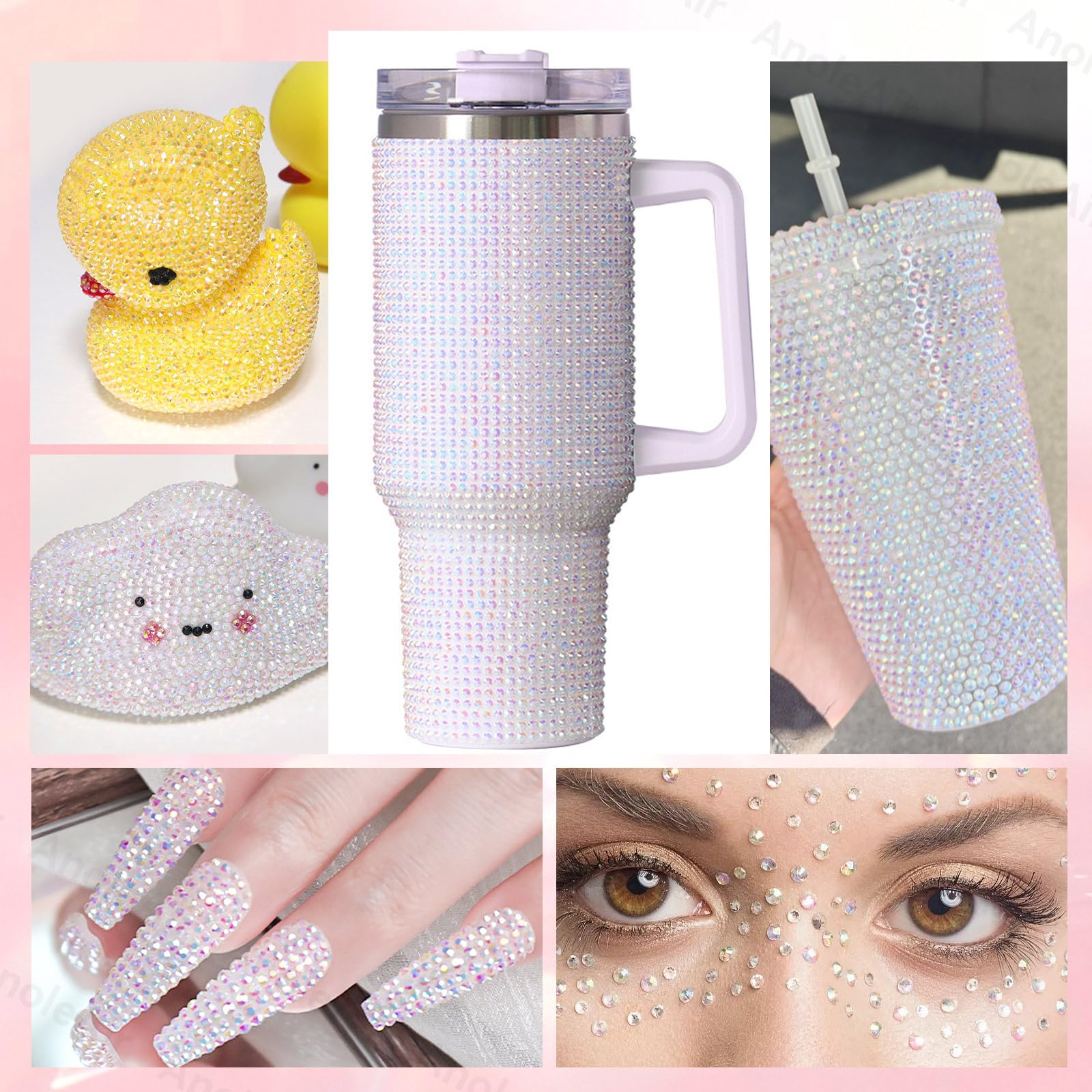 AnoleAir resin gems for crafting with colorfast, durable resin.