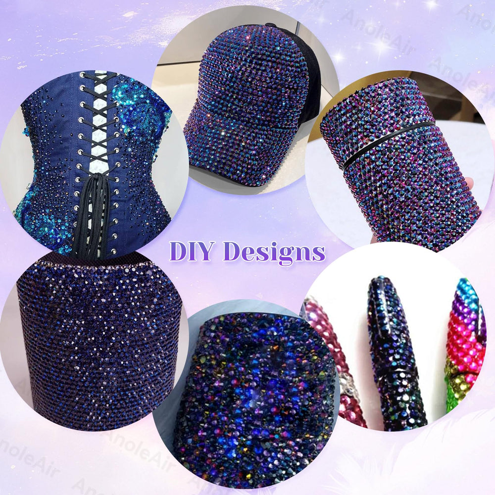 AnoleAir resin gems suitable for large area designs and DIY crafts.